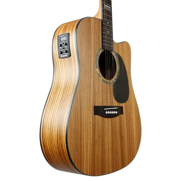 VIOLÃO GIANNINI AÇO ELÉTRICO FOLK GF1D CEQ ZW